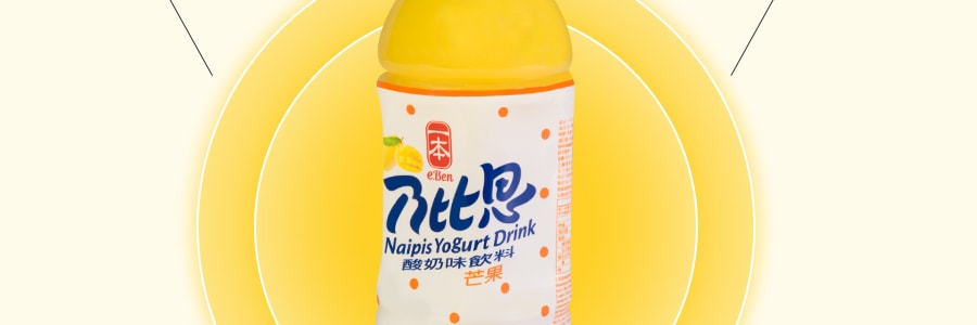 台湾NAIPIS乃比思 EBEN一本 酸奶饮料 芒果味 350ml