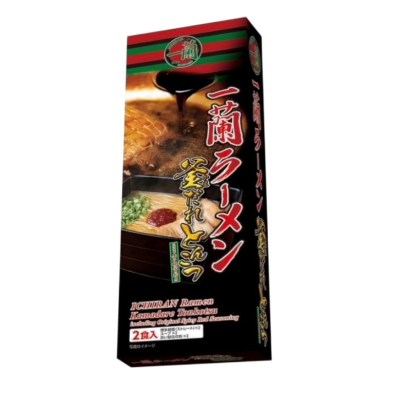 日本ICHIRAN一蘭 一蘭拉麵 濃厚豚骨湯拉麵 1盒裝(2人份)