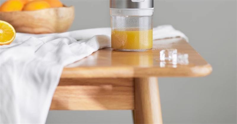 【中国直邮】 OLAYKS 立时榨汁机汁渣分离全自动小型电动无线便携 陶白色 1个装