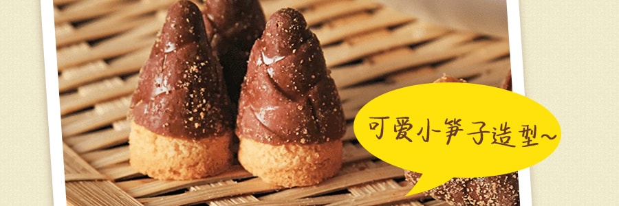 日本MEIJI明治 竹笋山 巧克力涂层饼干 70g