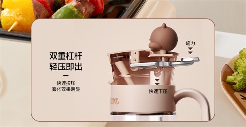 【中国直邮】日本 LINE FRIENDS 喷倒两用不挂油厨房雾化喷油壶油瓶 SALLY款 1个