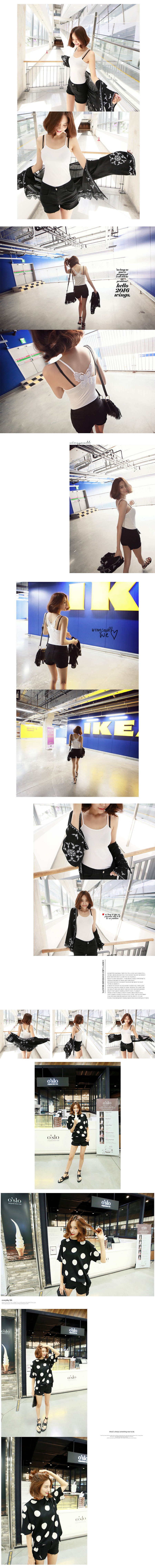 KOREA Denim Shorts #Black M(27-28) [Free Shipping]