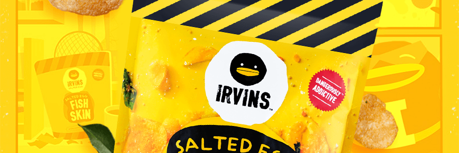 新加坡IRVINS黑鸭  咸蛋黄薯片 原味 230g