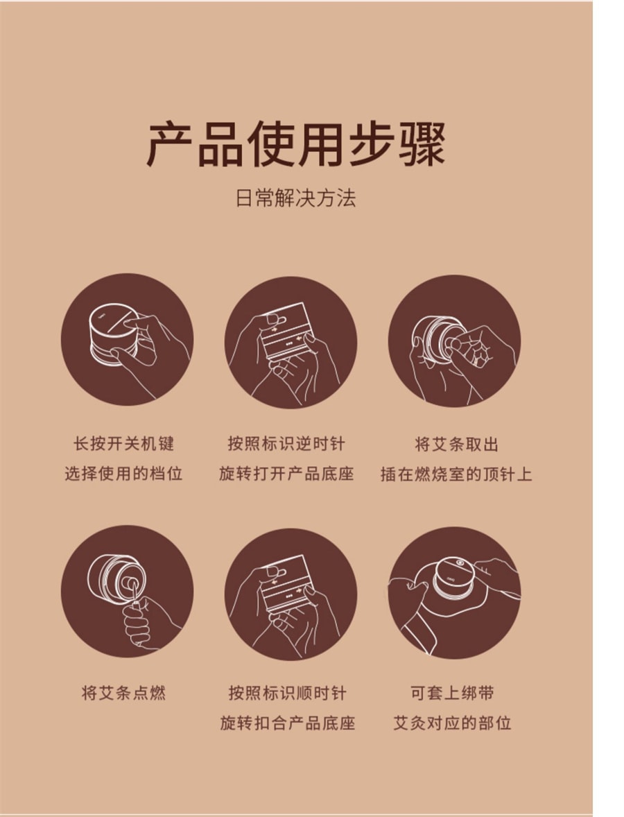 【中国直邮】倍轻松  姜小竹艾灸A1/A2配件艾草耗材月度套装含艾柱滤网  A1专用月度耗材