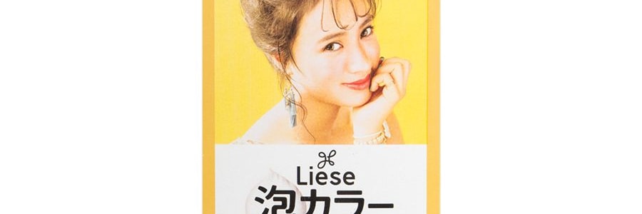日本KAO花王 LIESE PRETTIA 泡沫染髮劑 #加州米色 單組入 附染髮工具+護髮素