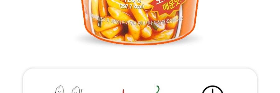 韓國Young Mi 韓式 甜辣炒年糕 杯裝 120g