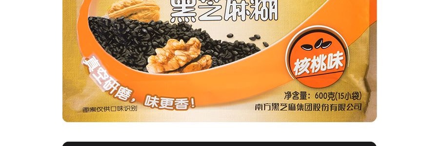 南方 黑芝麻糊 核桃口味 12袋裝 600g