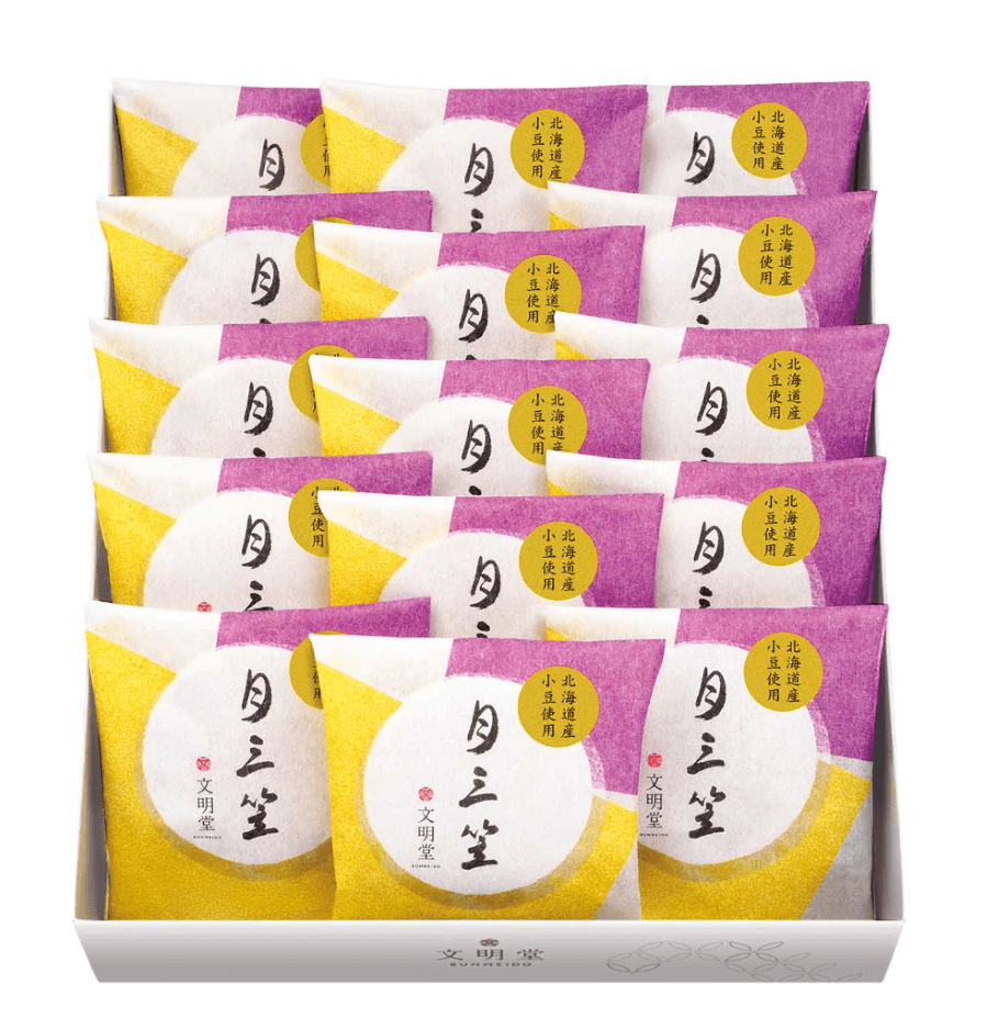 【日本直郵】文明堂 銅鑼燒 月三笠北海道產小紅豆 15個