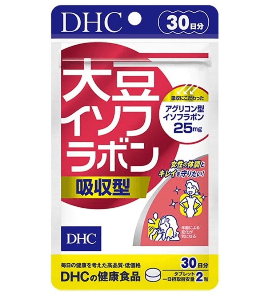【日本直邮】DHC大豆异黄酮吸收型调节女性内分泌改善皮肤延缓衰老60粒/30日量