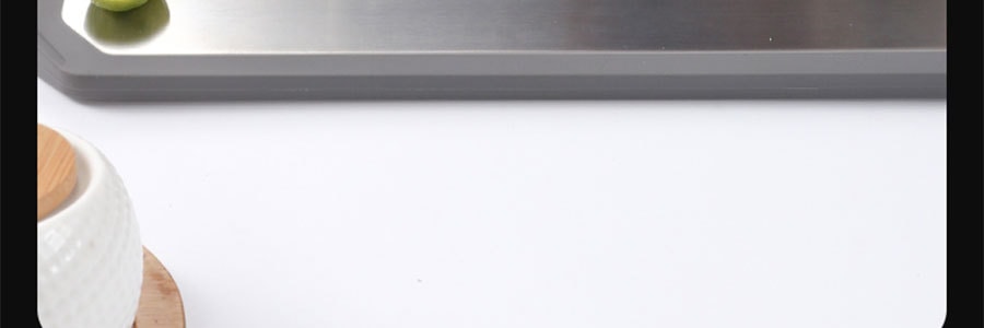 张小泉 厨悦系列家用不锈钢双面抗菌砧板