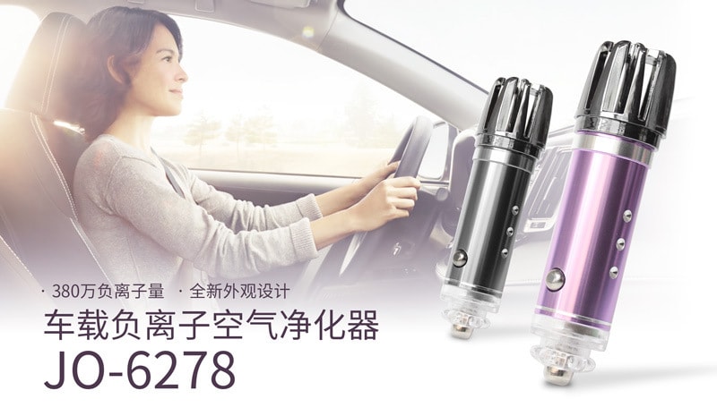 【中國直效郵件】IONKINI PM2.5車用淨化器迷你電器 灰色款