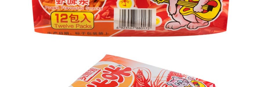 咪咪 蝦子口味條 平價 12包入 240g