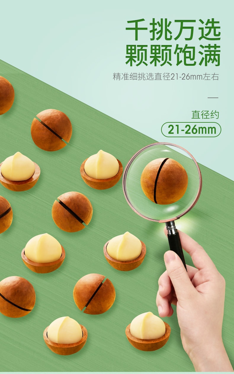 [China Direct Mail] BE&CHEERY Macadamia Nuts 100g