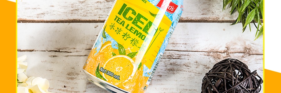 新加坡YEO'S楊協成 冰涼檸檬茶 罐裝 300ml