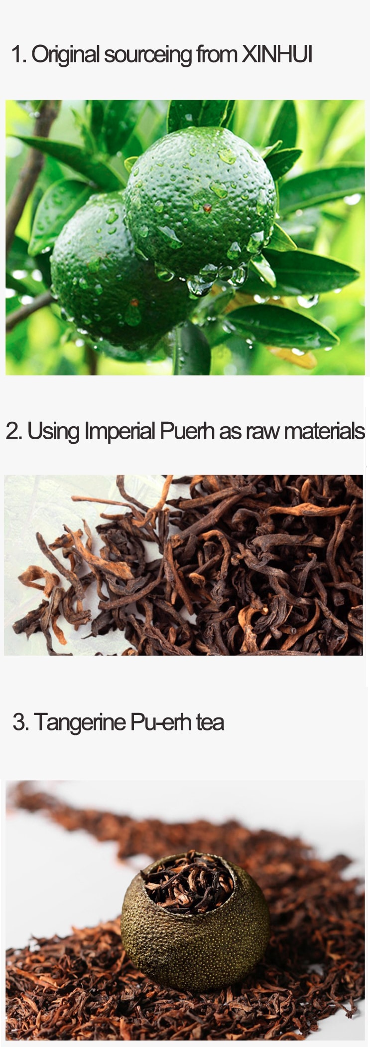 BESTLEAFTEA 柑普 小青柑普洱茶 120g/4.2oz 袋裝