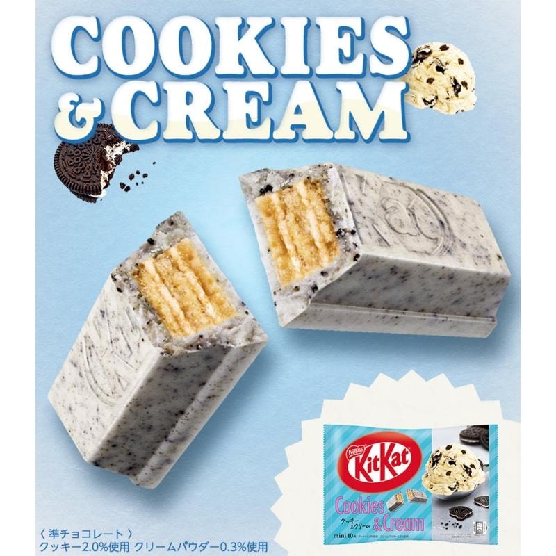 【日本直郵】 日本 NESTLE KIT KAT 限時 奧利奧口味巧克力威化 10枚裝