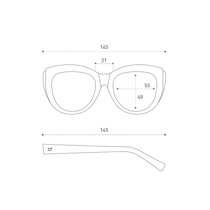 SUNGLASSES / AS022 / BLUE TORTOISE ACETATE + BLUE MIRROR