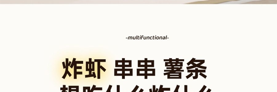 炸炸壶 多功能小型油炸桶 油炸锅 3L