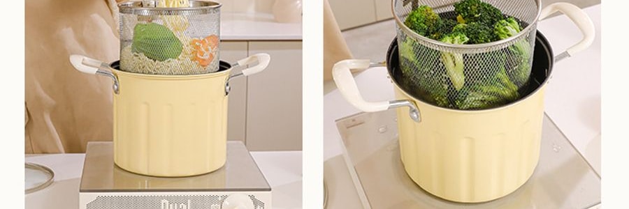 炸炸壶 多功能小型油炸桶 油炸锅 3L