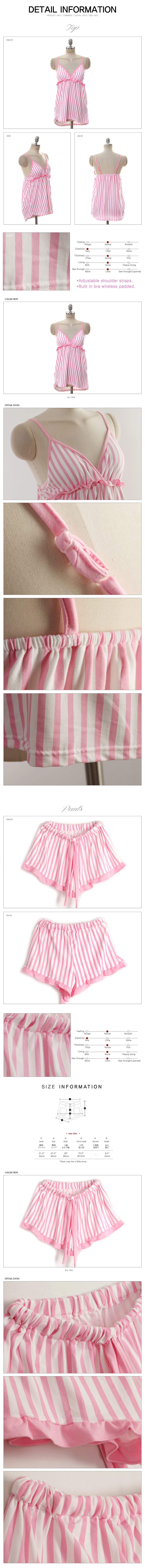 韩国正品 MAGZERO 卡米睡衣裤三件套 #粉色 均码(S-M) [免费配送]