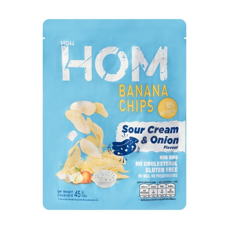 Sour Cream & Onion Flavor Banana Chips 45g