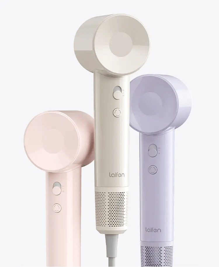 徕芬 Laifen SE Lite 入门款高速吹风机 大风力速干低噪音便携家用风筒 学生宿舍适用 生日情人节礼物 【配1个风嘴】【粉色】