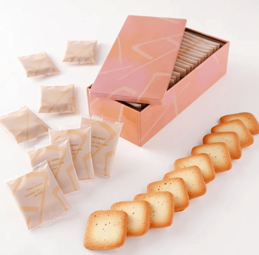 【日本直邮】YOKUMOKU最新春季限定黑巧克力饼干夹心曲奇饼干零食礼物22枚