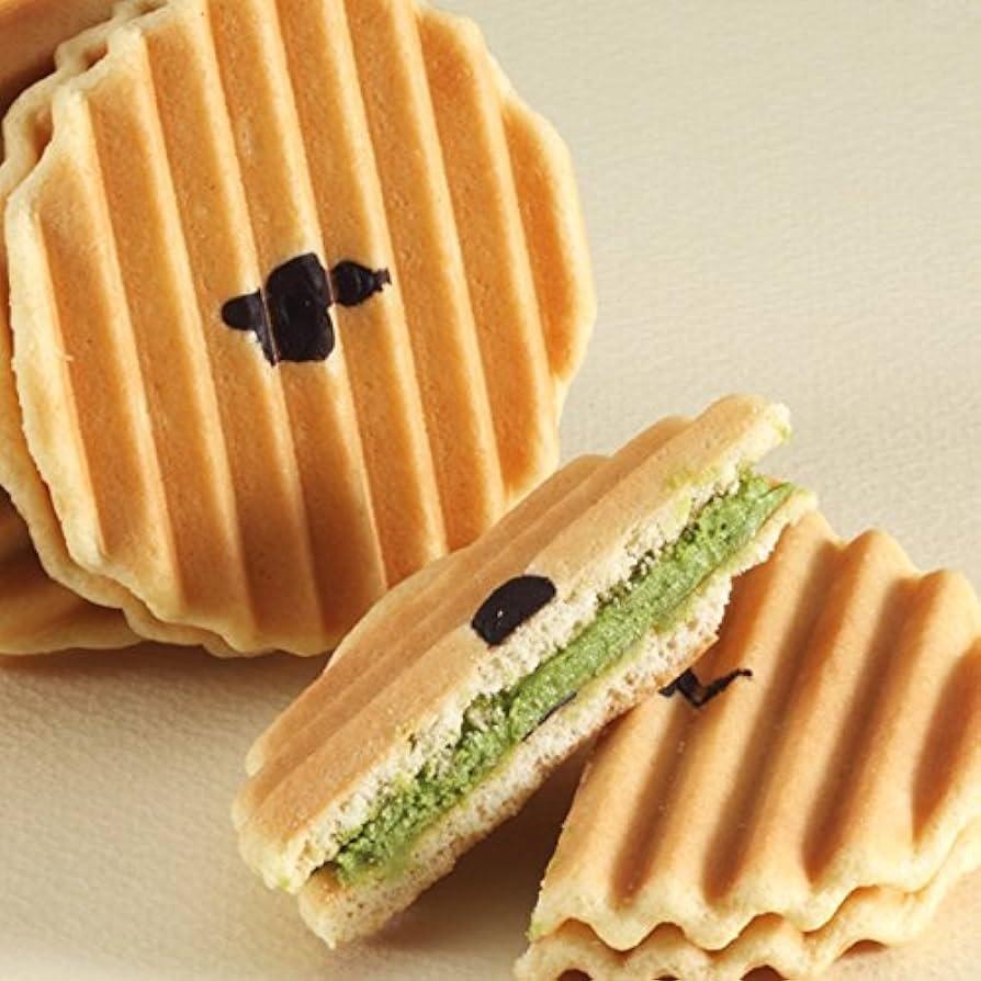 【日本北海道直郵】日本京都宇治抹茶 森半 抹茶奶油夾心華夫威化10枚入
