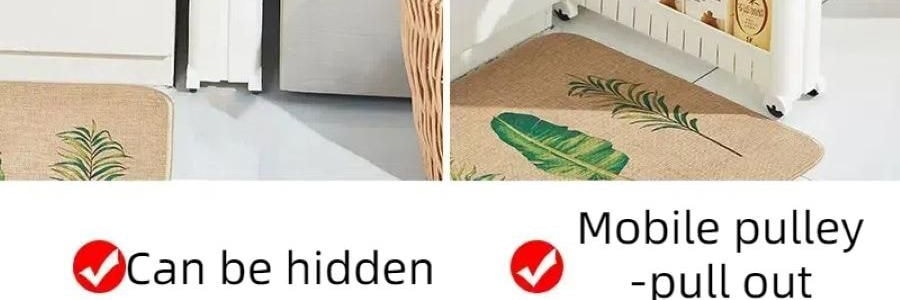 3層邊縫櫃夾縫櫃子 縫隙收納櫃 附輪子掛鉤 45×10×73cm