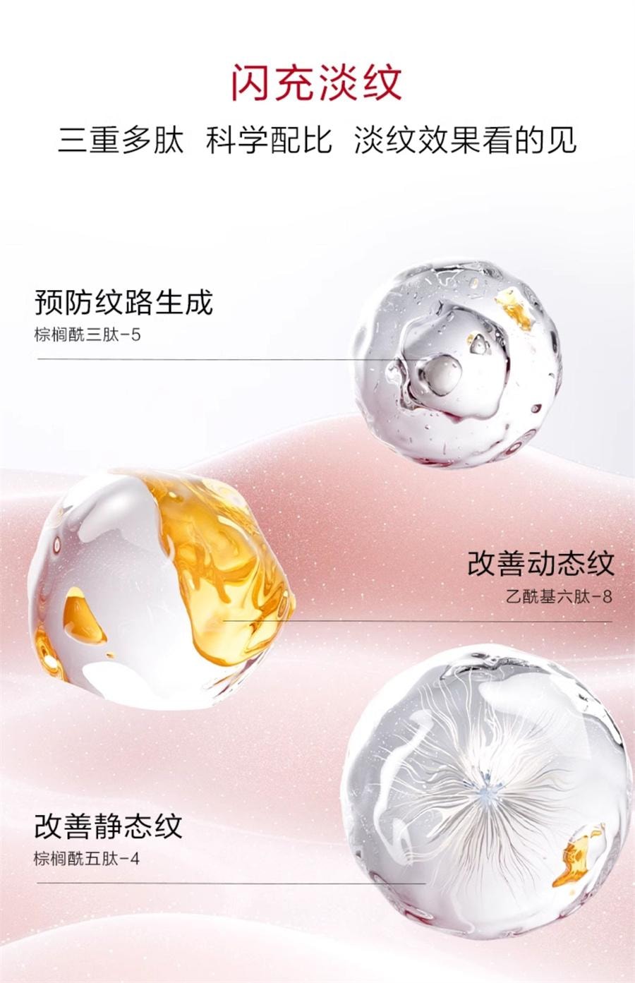 【中国直邮】 韩束 红蛮腰次抛 闪充棒环肽次抛紧致抗皱淡纹精华 30支/盒