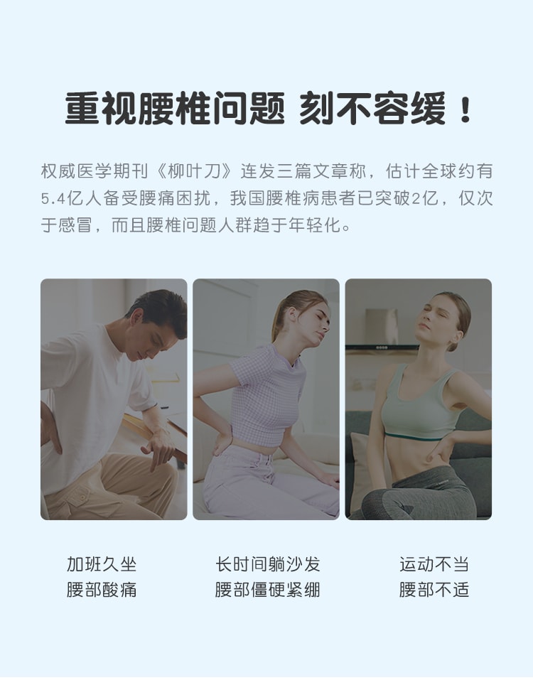 【中國直郵】SKG王一博同款腰椎腰部按摩儀器W7熱敷 1個