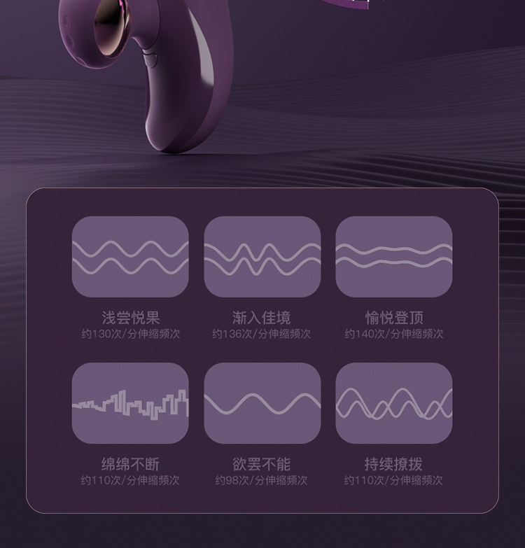 JISSBON 傑士邦 TechChil極樂天鵝砲機震動棒靜音 成人用品玩具 紫羅蘭色1盒