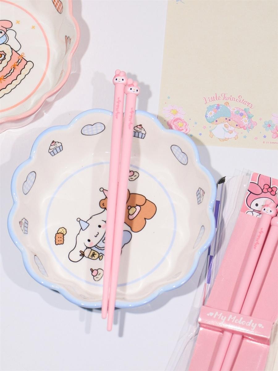 FOXTAIL 【かわいい食器】サンリオ無地箸、かわいい面白い FOXTAIL 【かわいい食器】サンリオ無地箸、かわいい面白い