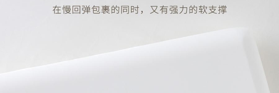 YUNYU芸裕家居 深睡记忆棉枕头 慢回弹二代 零压感智能释压德国进口记忆棉 白色 70×42×8cm【五星酒店同品质】
