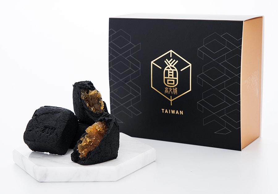 [Taiwan Direct Mail] Handmade Bamboo charcoal Pineapple Cake 12 Pcs*Specialty/Best popular*