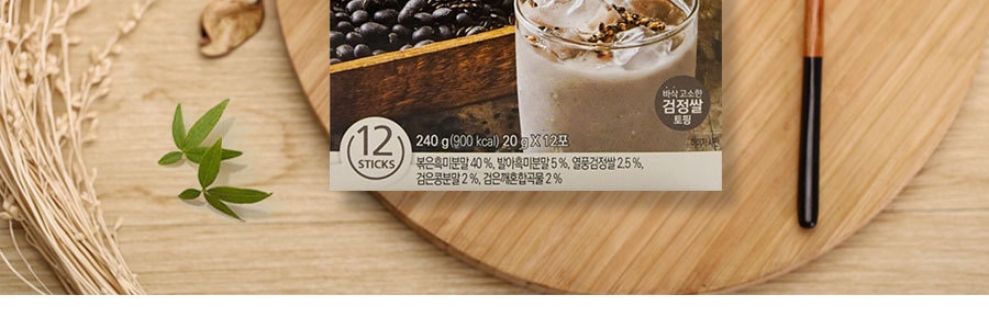 韓國DAMTUH丹特 黑色五穀烘焙雜糧粉 240g