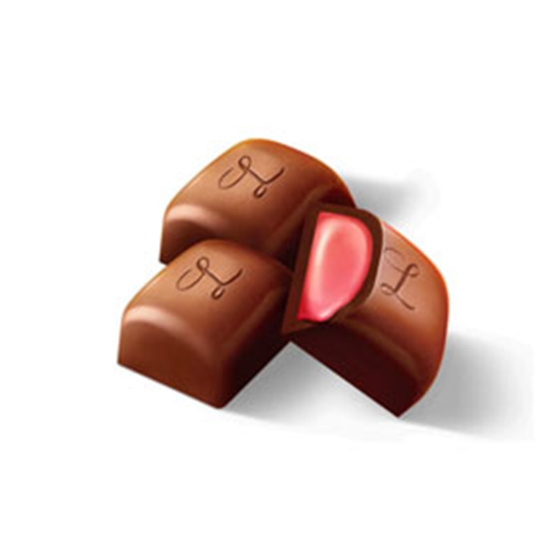 【日本直邮】DHL直邮3-5天到 日本乐天LOTTE 草莓白兰地流心巧克力 10粒装