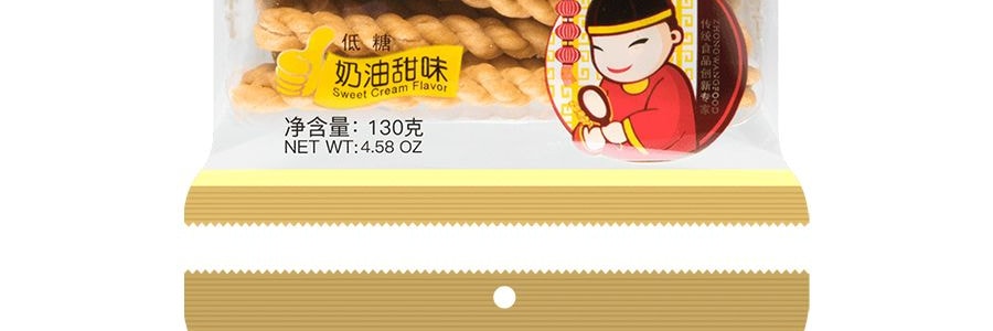眾望 小麻花 低糖奶油甜味 112g 包裝隨機寄送