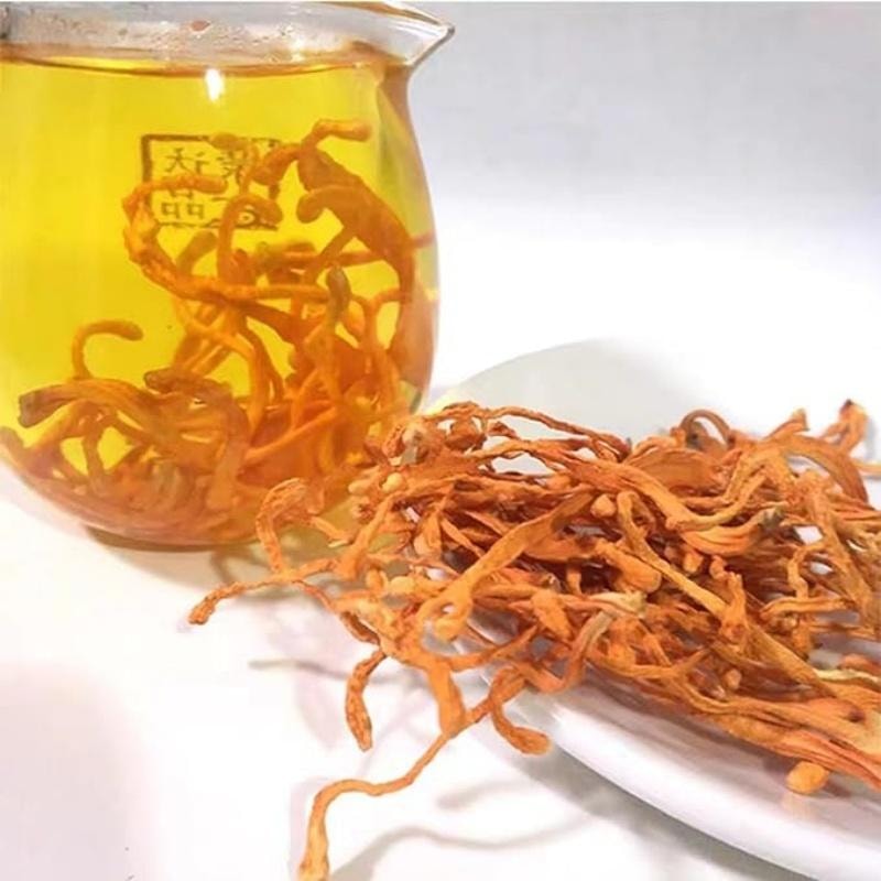  思梵達 冬蟲夏草花 1000 克(2.2磅)乾燥冬蟲夏草菇重草花毛孔頭冬蟲夏草金蛹蟲草