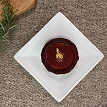 Edible gold leaf food decoration chocolate cake