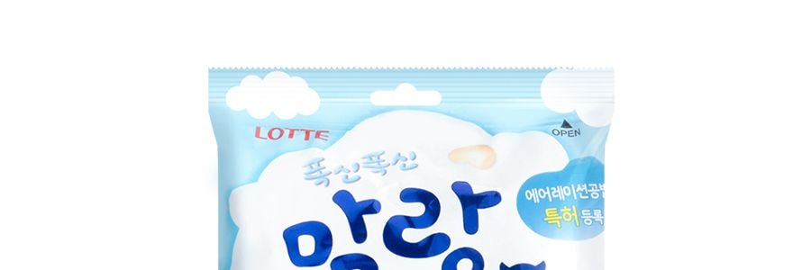 韓國LOTTE樂天 棉花糖牛奶糖 原味 79g
