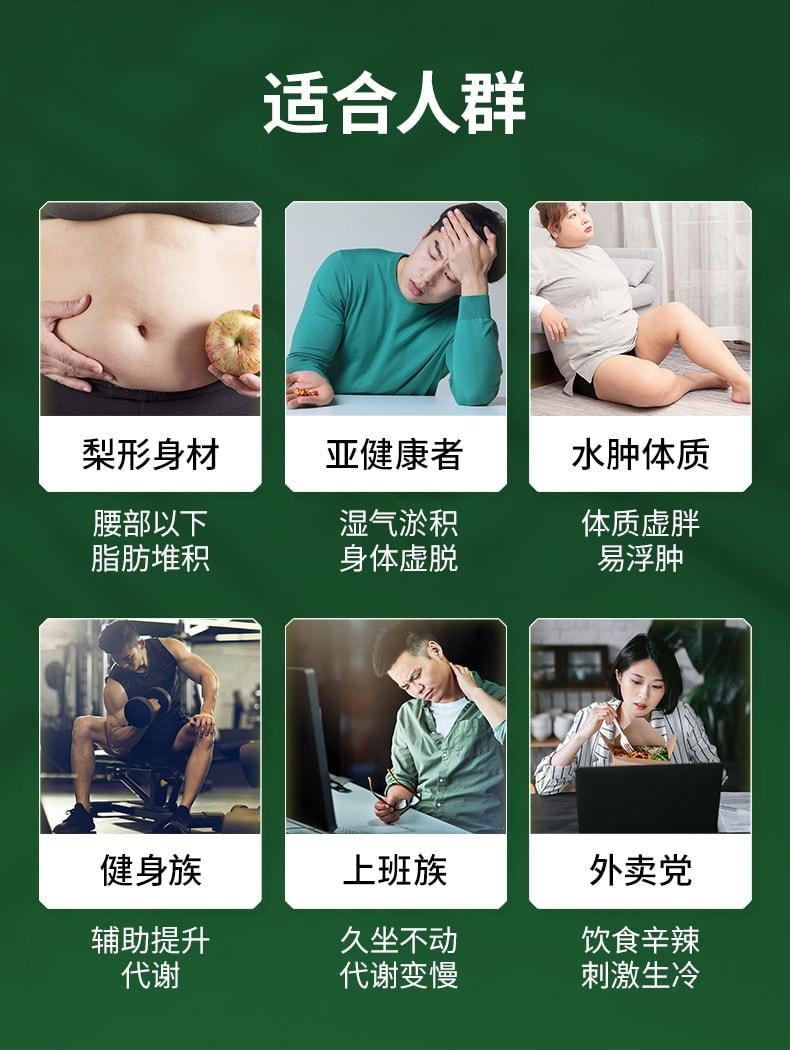 【中国直邮】 莱特维健 石斛御湿方胶囊60粒/盒 祛濕消湿调理水肿草本祛湿丸
