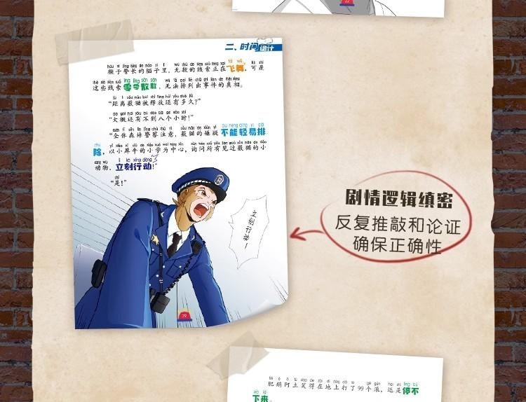 【中国直邮】 宝宝巴士 猴子警长探案记第一季· 1-7册 绘本 6岁+ 儿童悬疑侦探推理小说 趣味探案 小学生读物  无点读笔