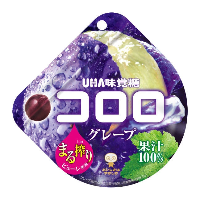 【日本DHL直邮】UHA悠哈 味觉糖果汁软糖48g 紫葡萄味