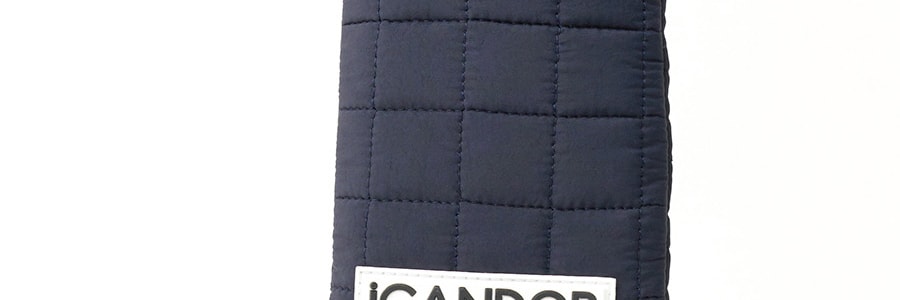 韩国ICANDOR 饺子包斜挎包 菱格包 可做宠物包 灰蓝色 