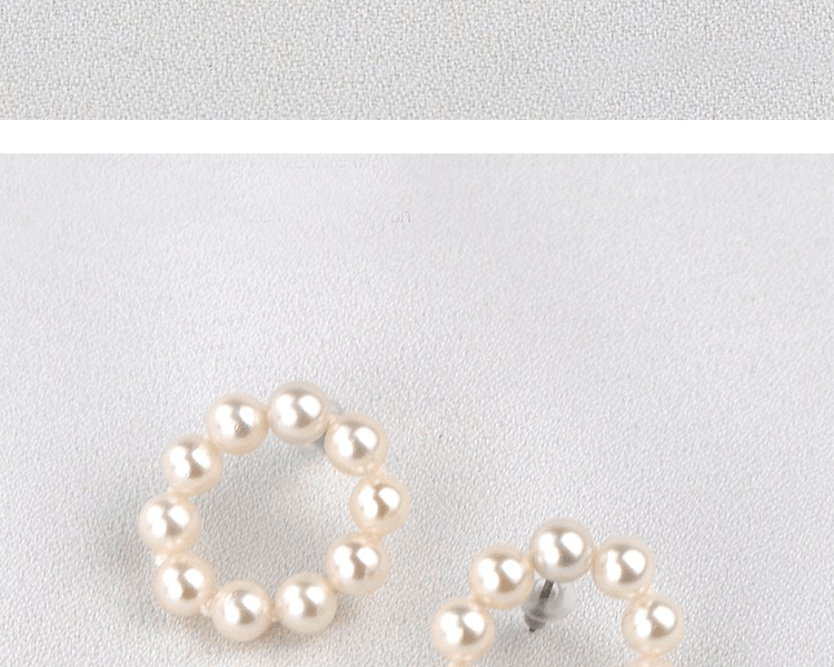 宇和海真珠||復古圈環AKOYA10線珍珠鈦針耳環||1對5.5-5.0mm