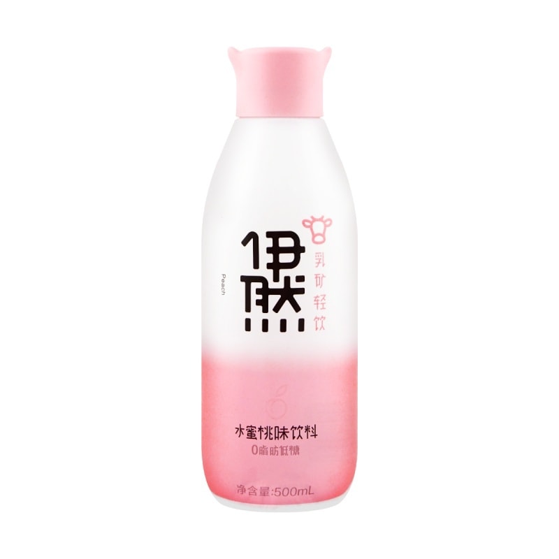 伊利 伊然乳矿轻饮 水蜜桃味 零脂肪低糖 500ml