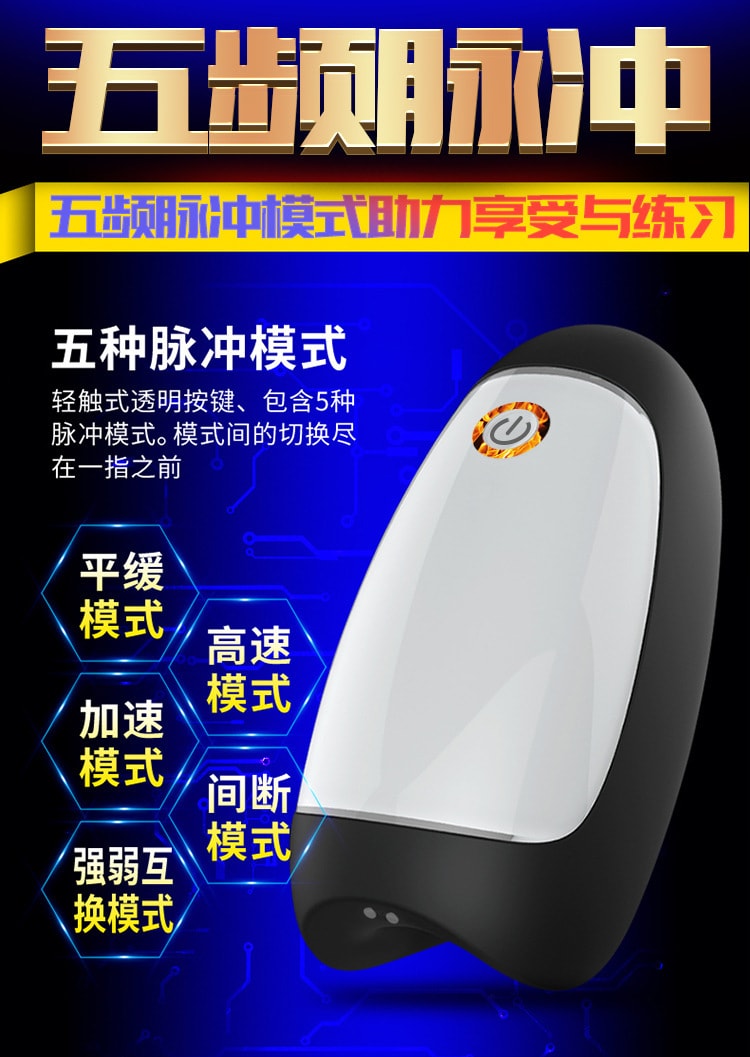 【中國直郵】Rends 新品 脈衝飛機杯 全自動加溫電動 RS07-加溫脈衝款
