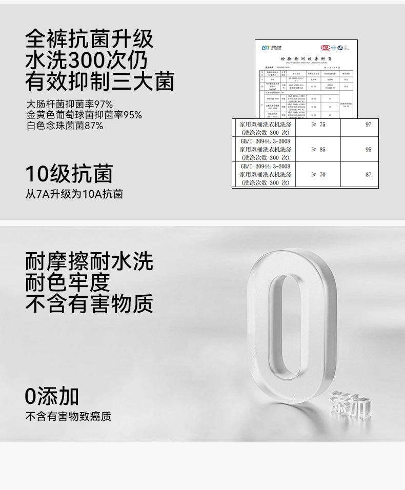 【中国直邮】 宝娜斯 纯棉透气无痕三角裤 绿色M码 2条