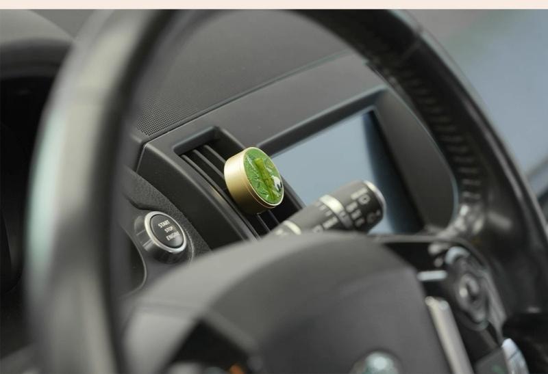 【中國直郵】 上海錢麗 錢麗 刺繡車載香氛 車載香氛刺繡香囊 出風口香片 國風車載香薰 - 大富大桂 1個